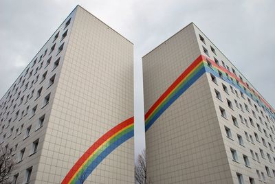 Low angle view of building against sky