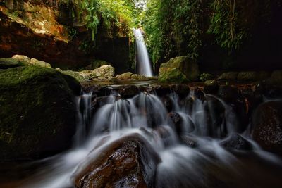 Waterfall in forest