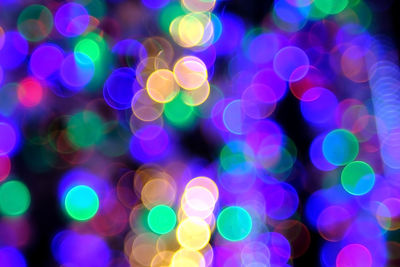 Defocused image of lights at night