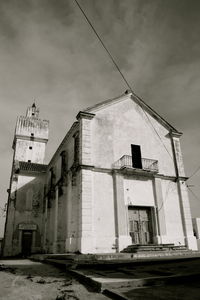 Low angle view of built structure against the sky