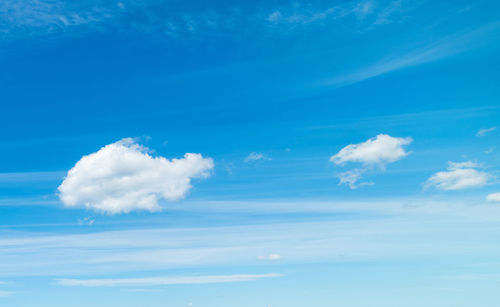 Low angle view of clouds in sky