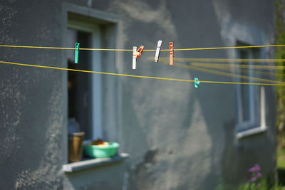 Close-up of built structure