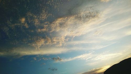 Scenic view of cloudy sky