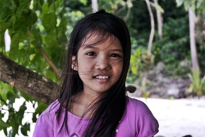 Portrait of a smiling girl