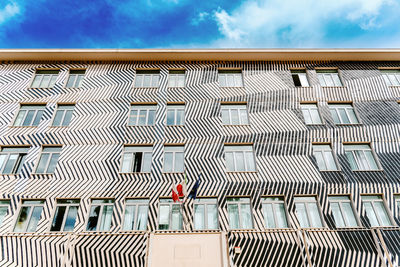 Low angle view of building against sky