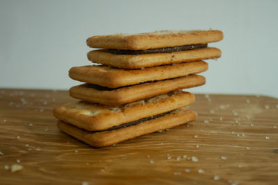 Delicious chocolate biscuits