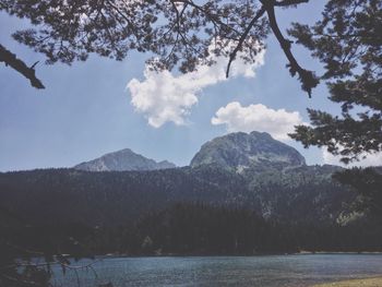 Scenic view of mountains