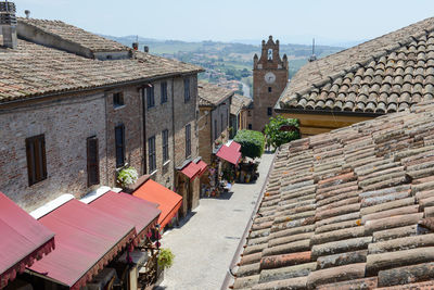 Panoramic view of buildings against sky