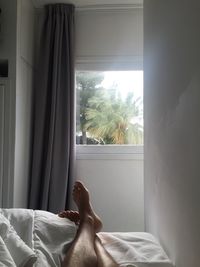 Bed lying on bed