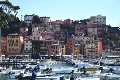 Boats in marina in italy