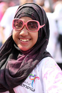 Portrait of a smiling young woman