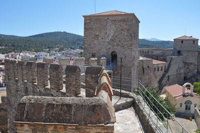 Old ruins against clear sky