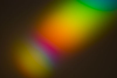 Defocused image of rainbow