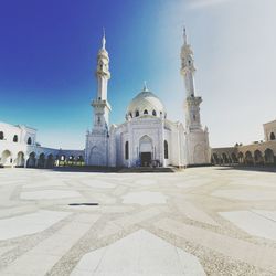 View of church against blue sky