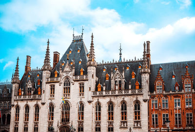 Low angle view of building against sky