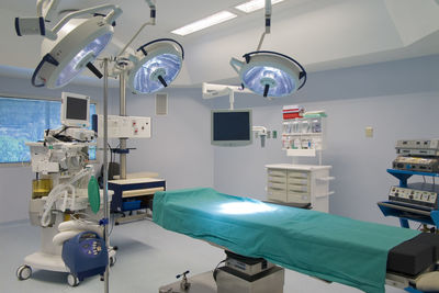 Empty operation room in hospital