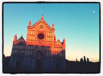 Low angle view of church