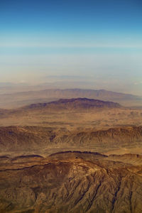 Scenic view of dramatic landscape against sky