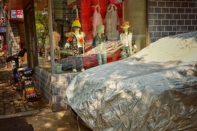 Panoramic view of built structure