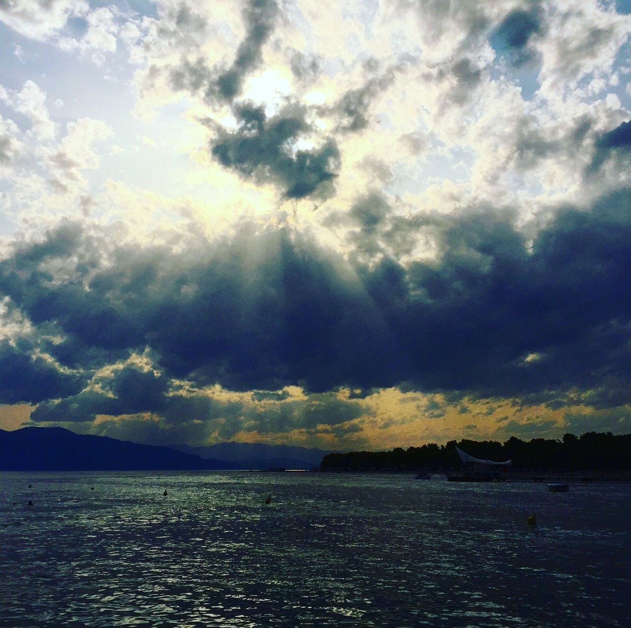 CLOUDY SKY OVER SEA