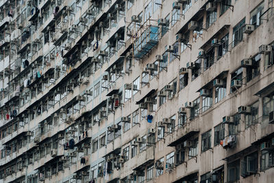 Full frame shot of residential building