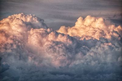 Low angle view of clouds in sky