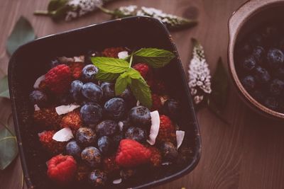 Close-up of fruits in bowl