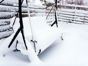 Snow covered trees