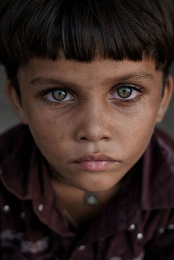 CLOSE-UP PORTRAIT OF A TEENAGE GIRL