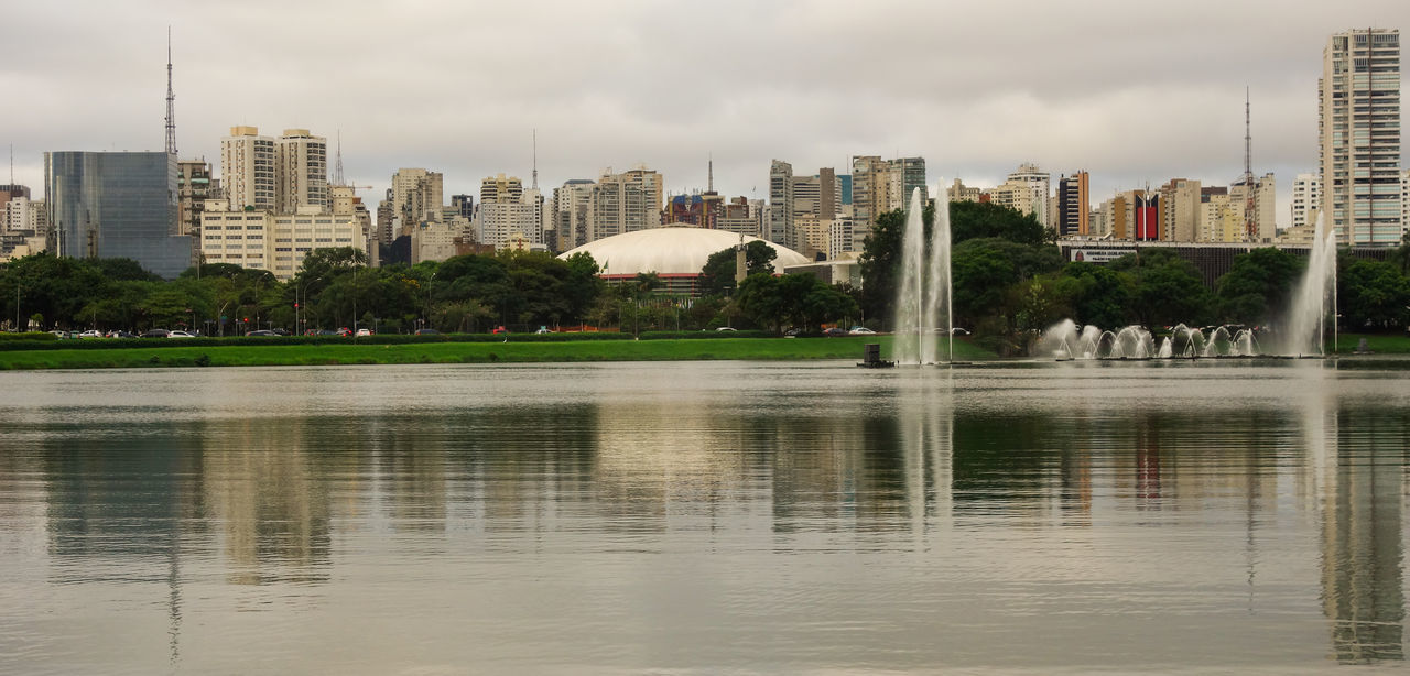 REFLECTION OF BUILDINGS IN CITY