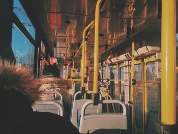 Train in bus