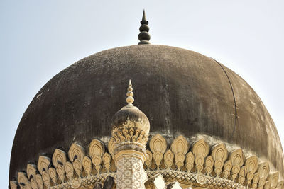 Low angle view of traditional building against sky