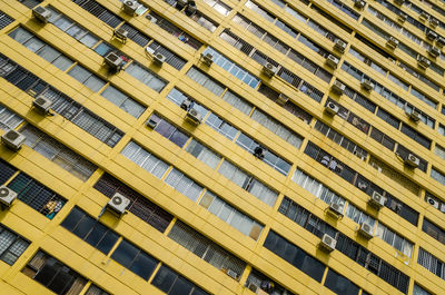 Facade of the people park complex, landmark of chinatown singapore.