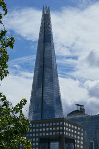 Low angle view of building against sky