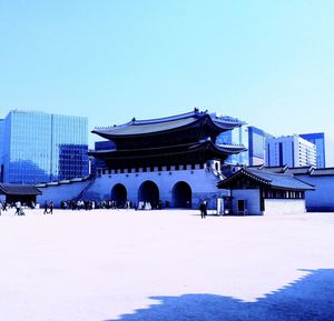 View of building in winter