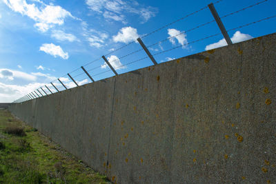 View of blue sky and clouds