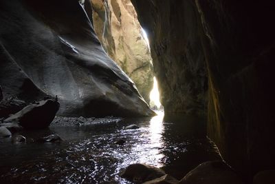 Scenic view of cave