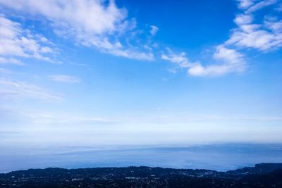 Scenic view of blue sky