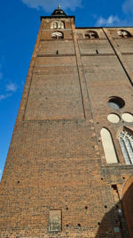 Low angle view of building against sky