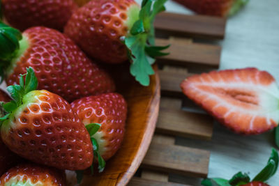 Close-up of strawberries