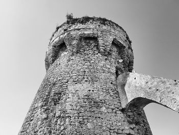 Low angle view of a sculpture