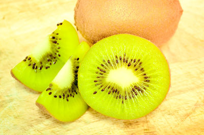 Close-up of fruits on table