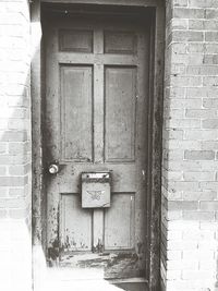 Close-up of brick wall