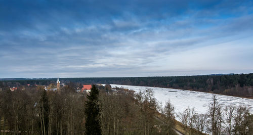 Scenic view of landscape against sky