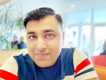 Portrait of a smiling young man