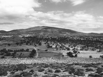 Scenic view of landscape against sky