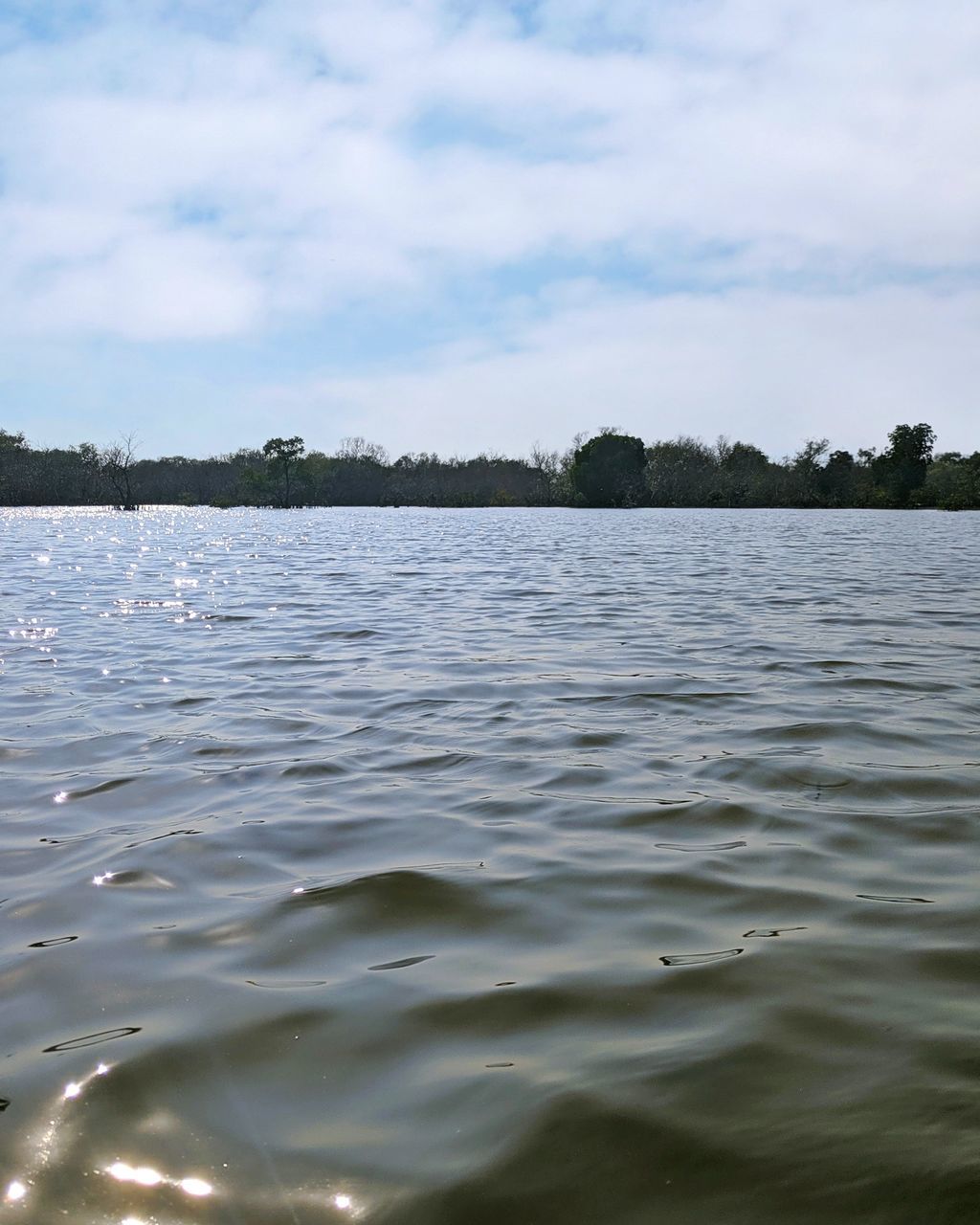 VIEW OF LAKE AGAINST SKY