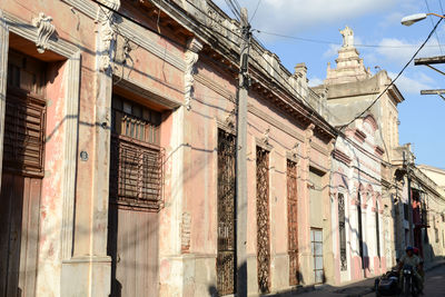 Panoramic view of buildings against sky