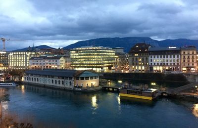 River with buildings in background