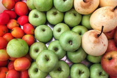 Full frame shot of apples